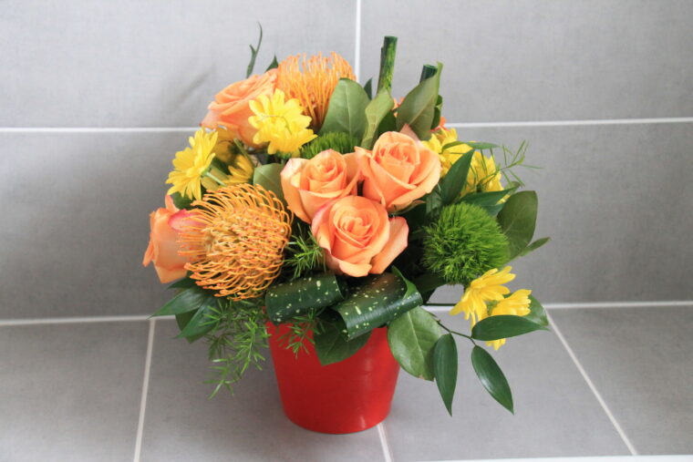 Orange Crush Flower Arrangement